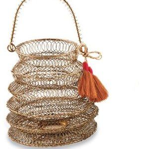SMALL BRASS COLLAPSIBLE LANTERNS (Loop)
